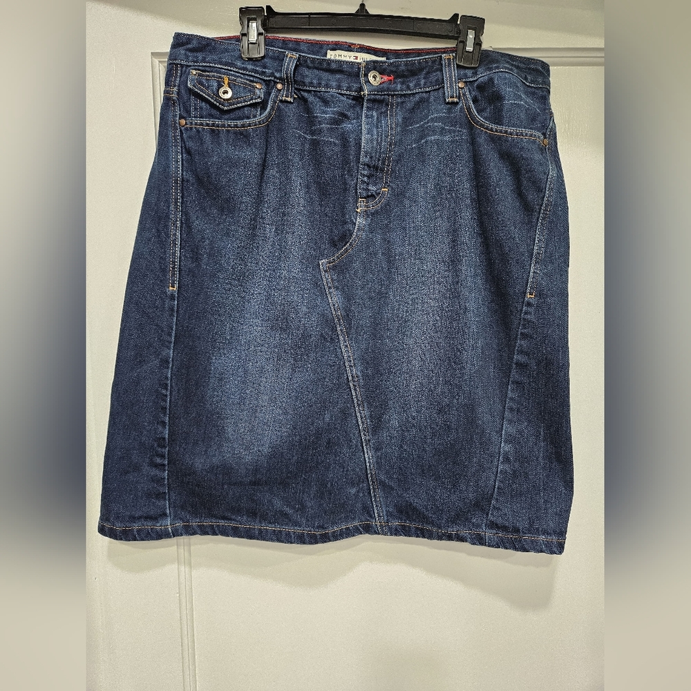 Tommy Hilfiger Denim Blue Women's Skirt
